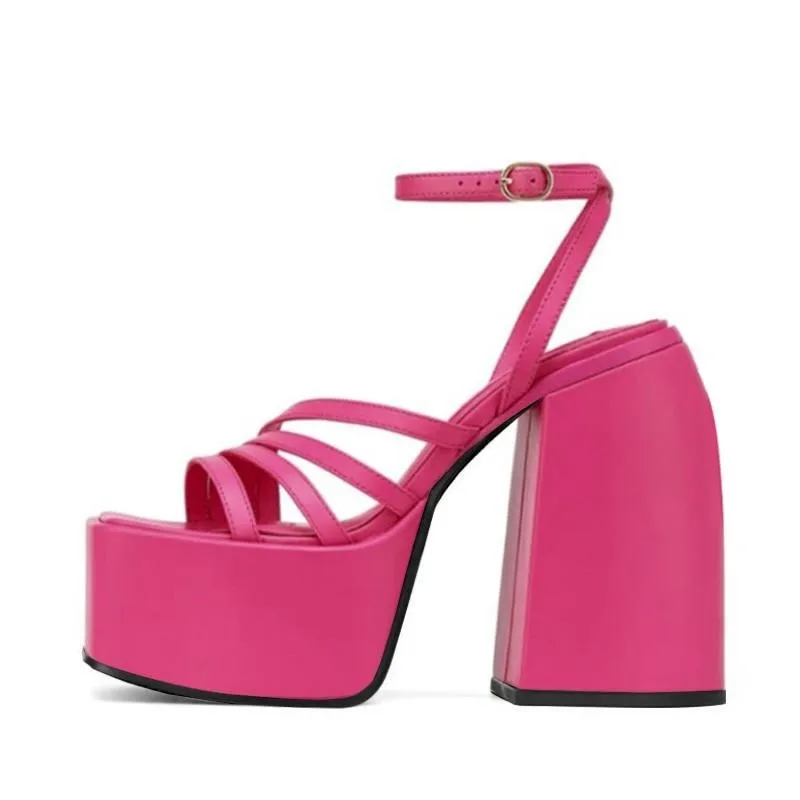 Ava Leather Heels