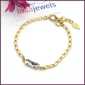 Crystal Baguette Chain Bracelet