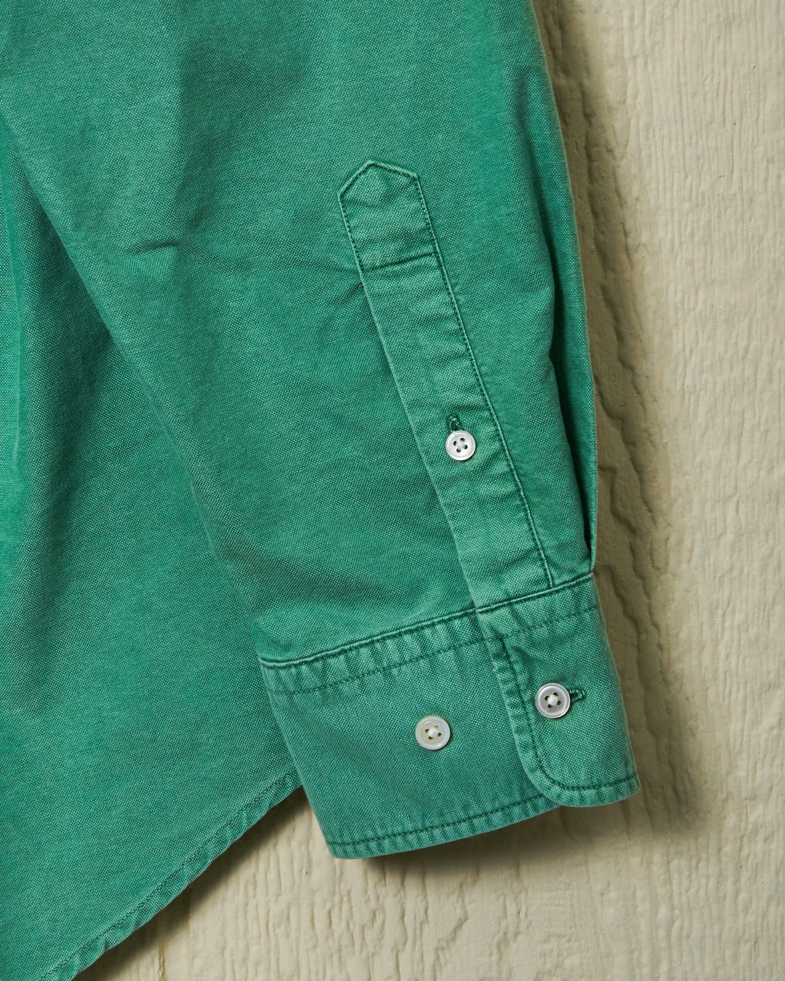 Garment Dyed Oxford Shirt in Spruce