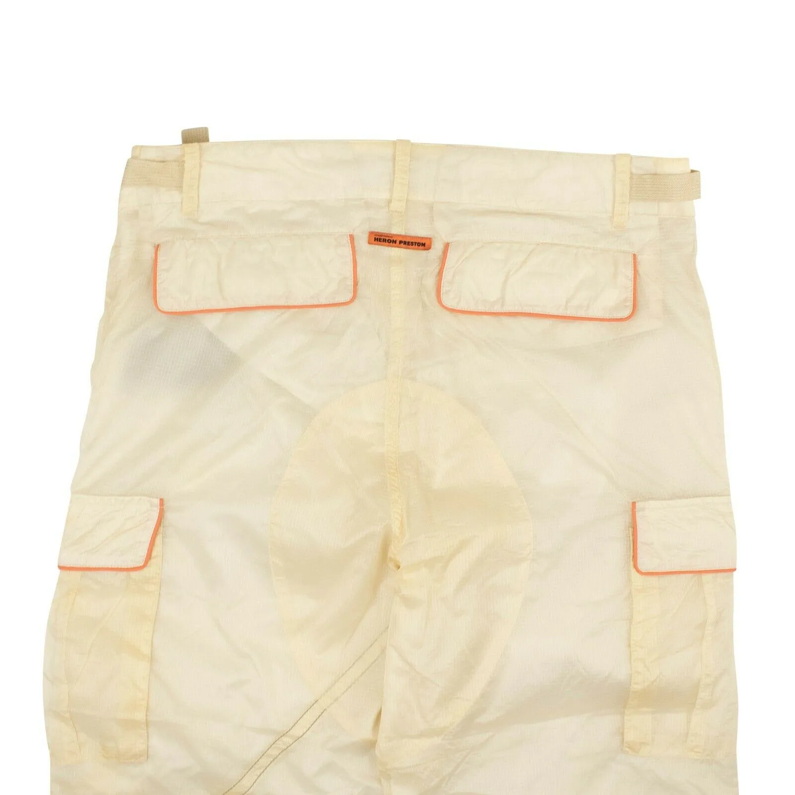 Heron Preston Parachute Cargo Pants - Beige