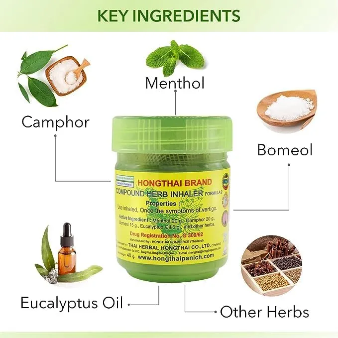 Hong Thai Herbal Inhaler  BUY 1 GET 1 FREE