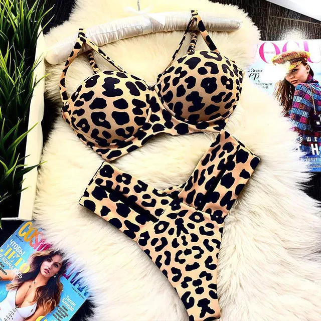 In-X Sexy Leopard one piece swimsuit One shoulder bikini 2019 High cut swimwear women monokini Padded bathing suit New bodysuit