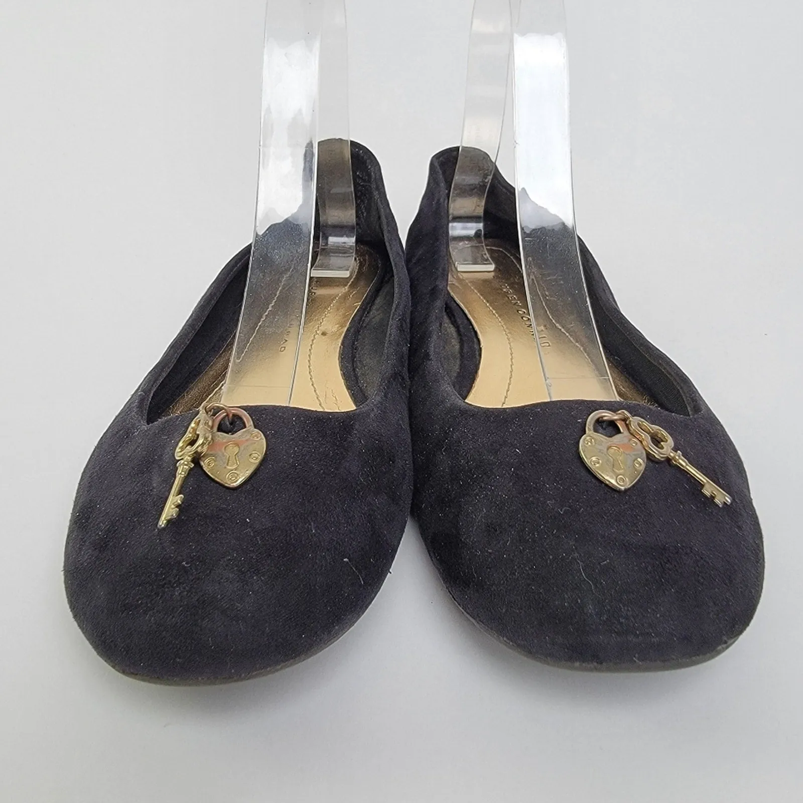 Lauren Conrad Black Lock and Key Ballet Flats - 8