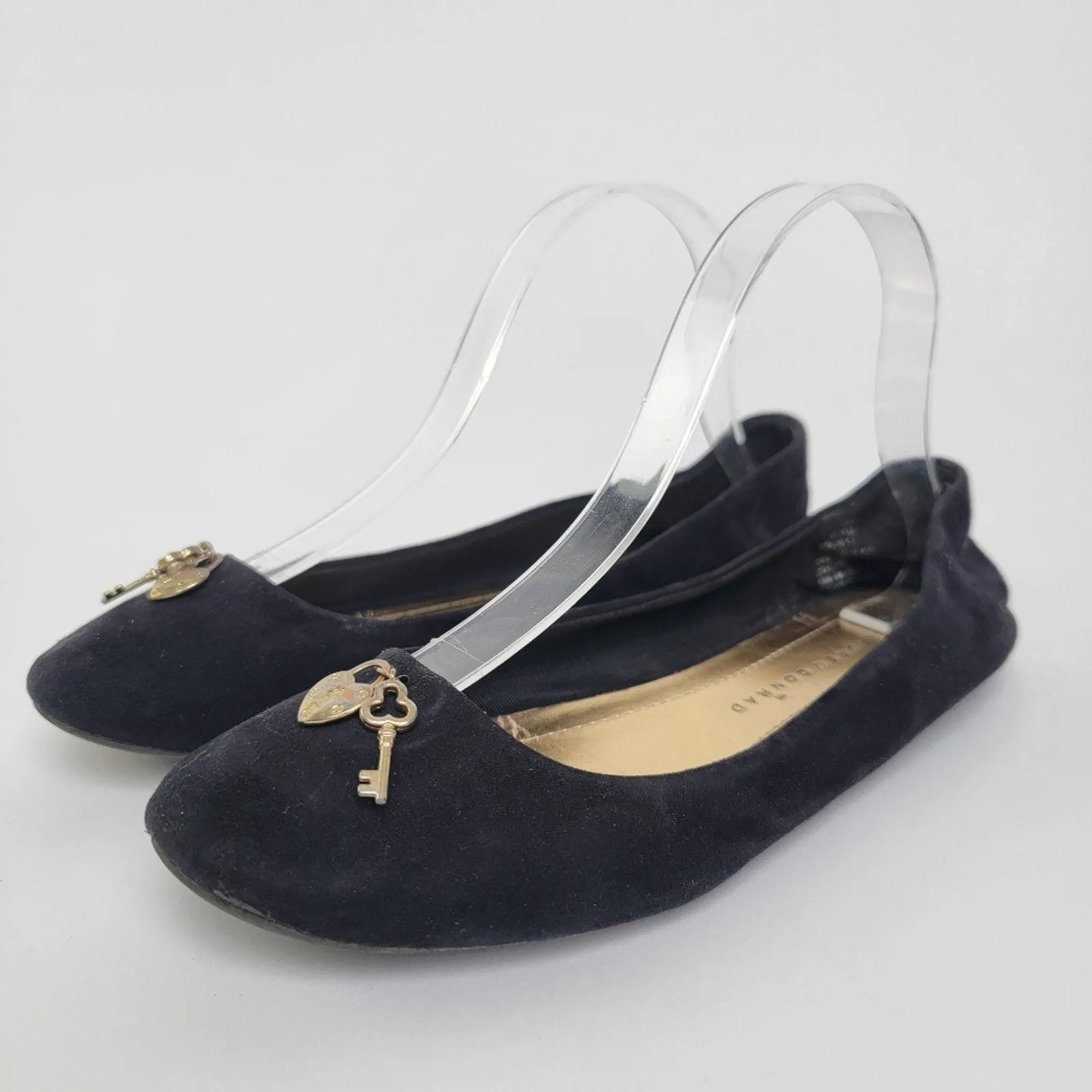 Lauren Conrad Black Lock and Key Ballet Flats - 8