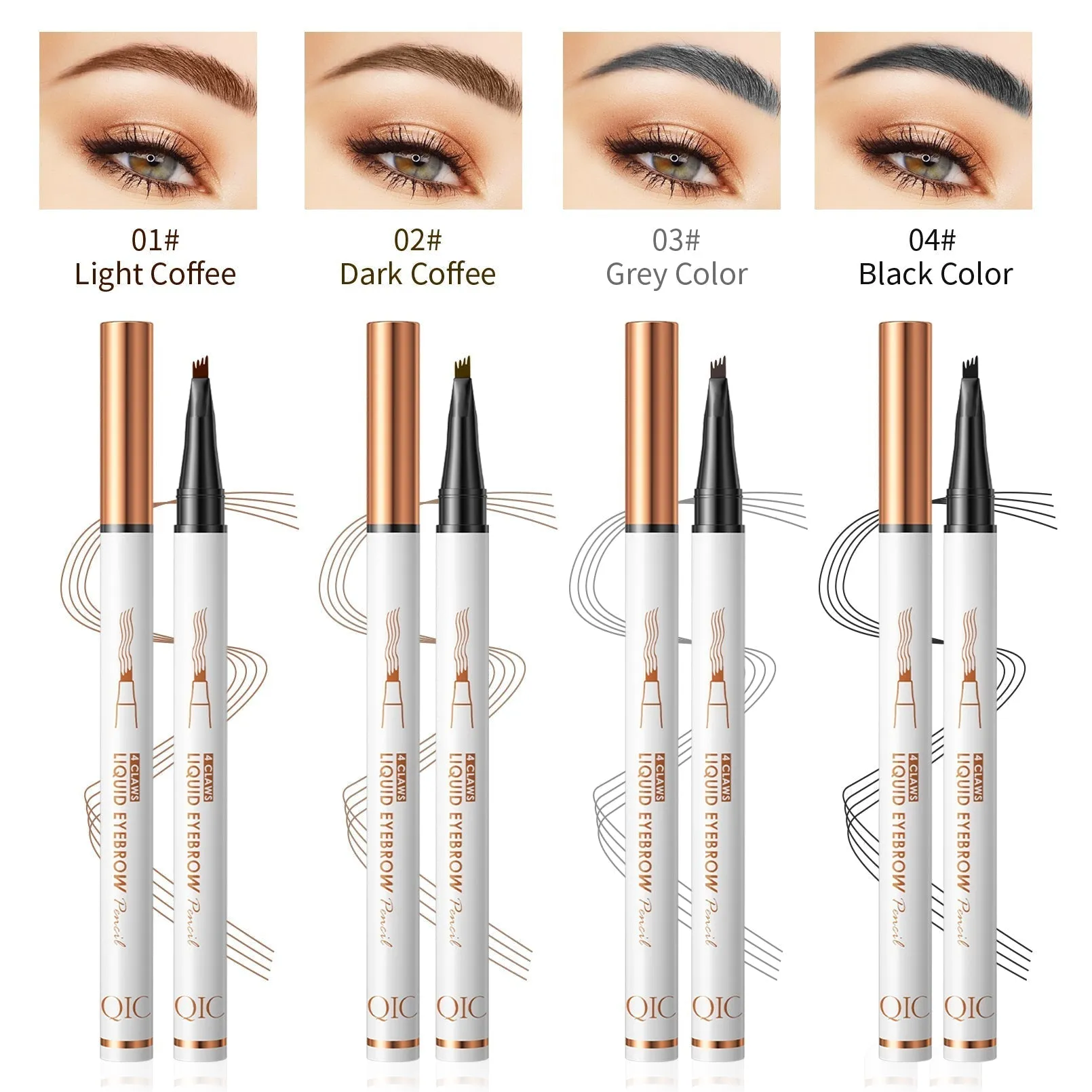 Liquid Smudge-proof Natural Eyebrow Pencil-BUY 1 GET 1 FREE