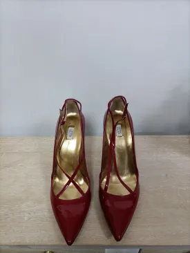 LUXE. Zapatos charol rojo T.41