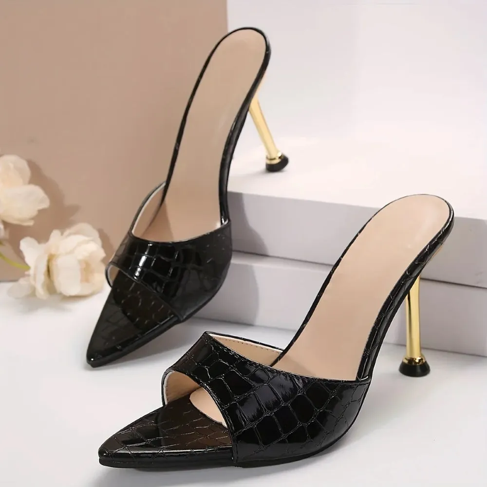 Malys Croc Stilettos