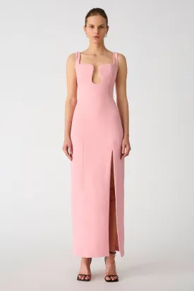 Misha Franka Crepe Gown - Fondant Pink