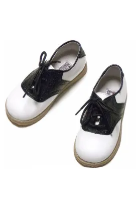 Saddle Oxfords Black and White