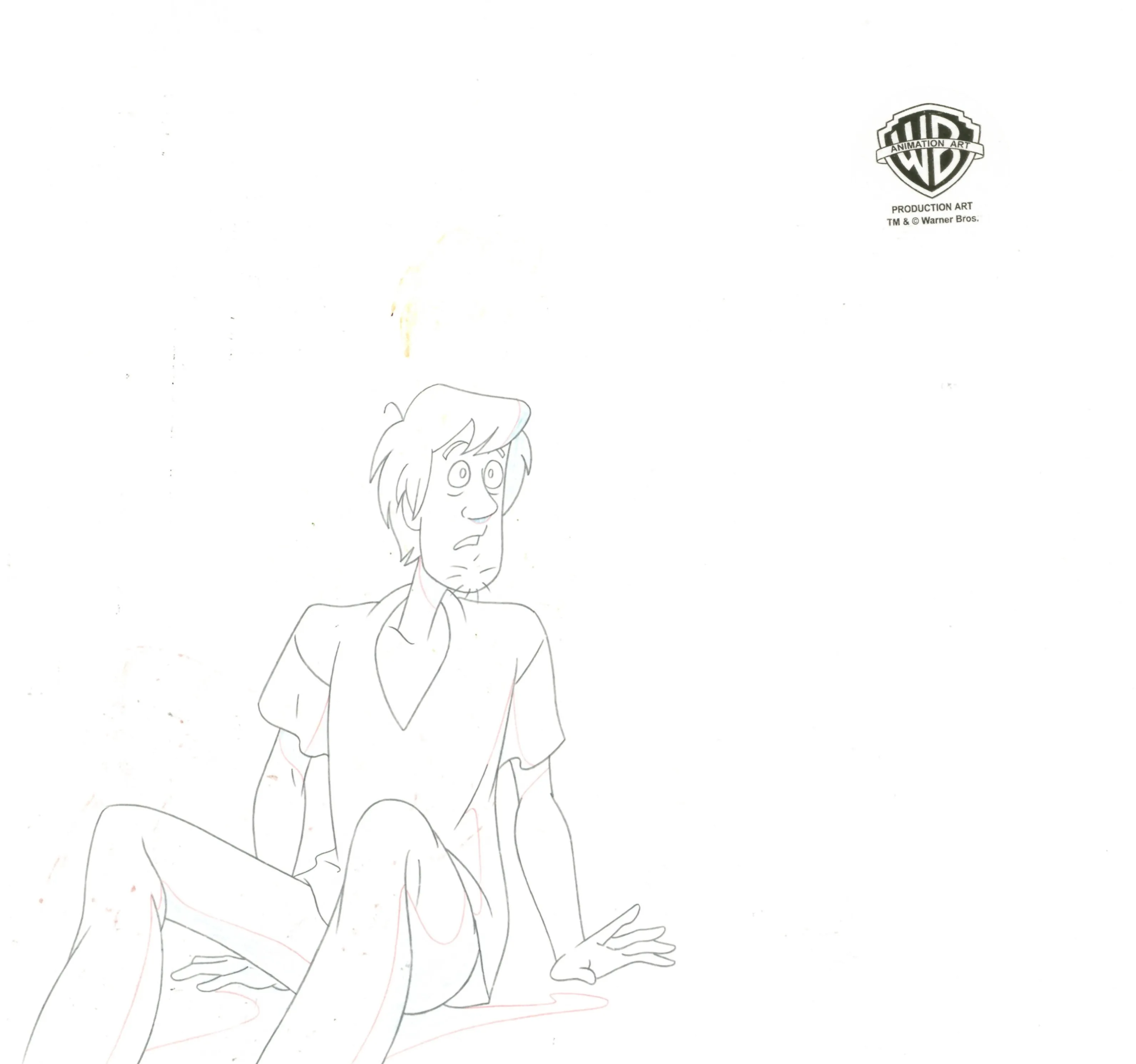 Scooby-Doo and the Witch's Ghost Original Production Cel and Matching Drawing Signed by Bob Singer: Shaggy, Scooby